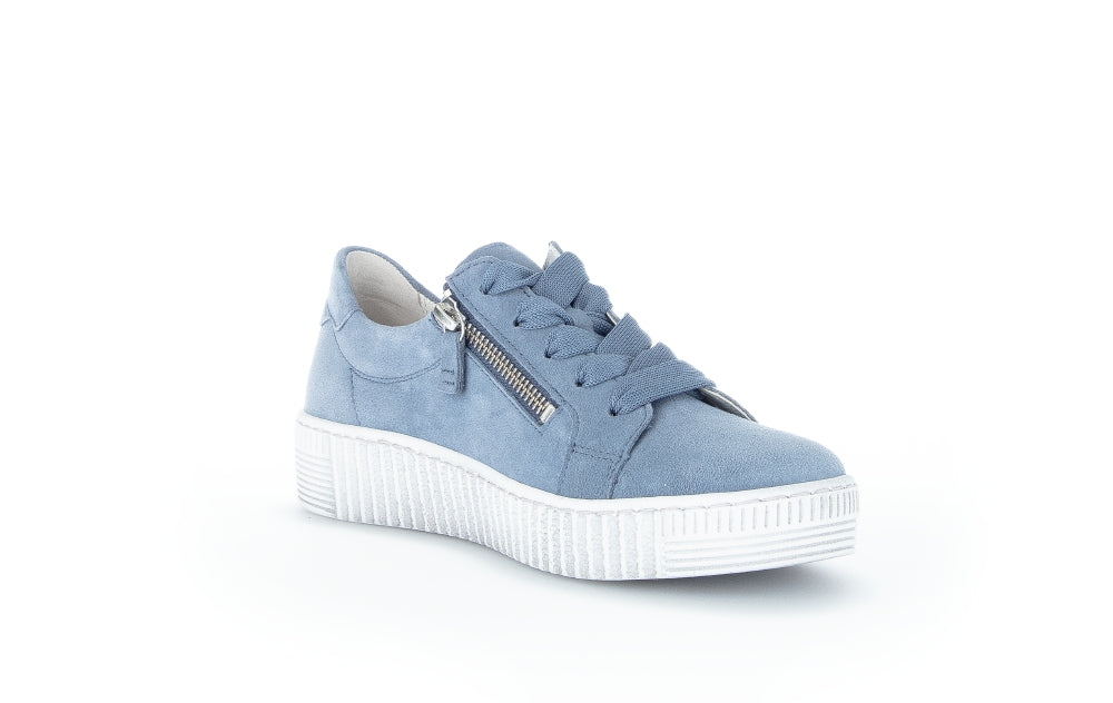 Gabor Wisdom 23.334 Ladies Fashion Trainers leather, suede, two zip, side zip Colours Ltd, Colours, Colours Farnham, Colours Shoes