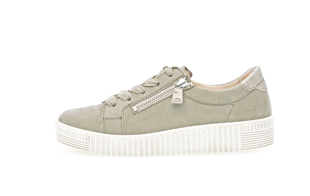 Gabor Wisdom 23.334 Ladies Fashion Trainers leather, suede, two zip, side zip Colours Ltd, Colours, Colours Farnham, Colours Shoes