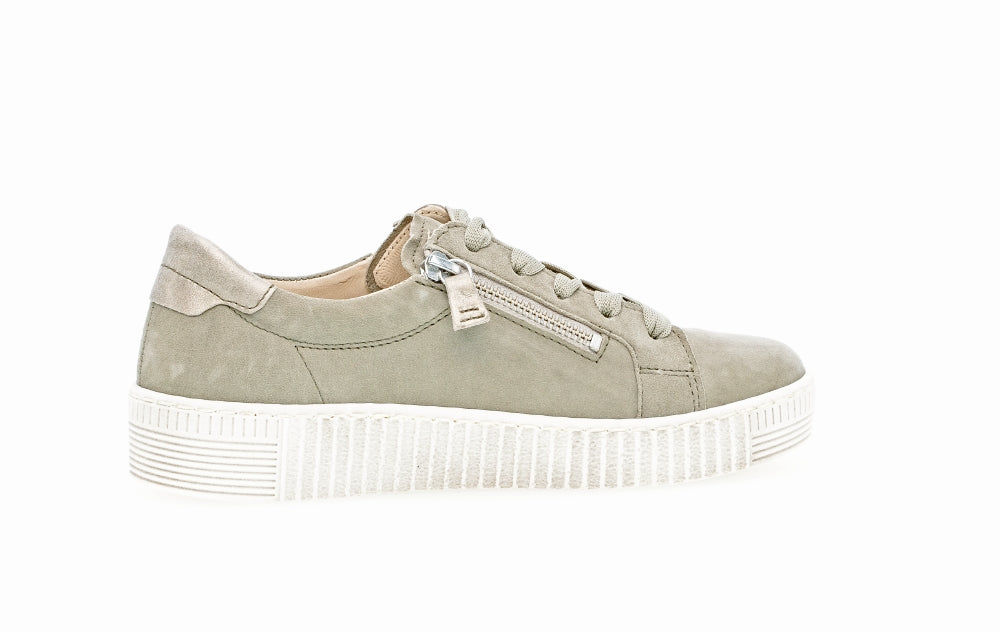 Gabor Wisdom 23.334 Ladies Fashion Trainers leather, suede, two zip, side zip Colours Ltd, Colours, Colours Farnham, Colours Shoes