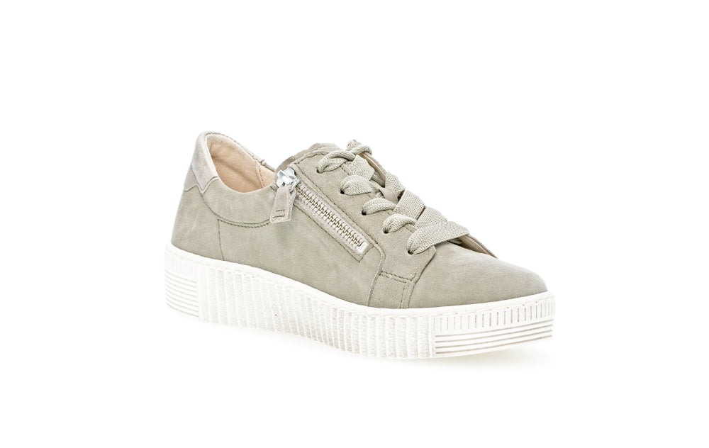 Gabor Wisdom 23.334 Ladies Fashion Trainers leather, suede, two zip, side zip Colours Ltd, Colours, Colours Farnham, Colours Shoes