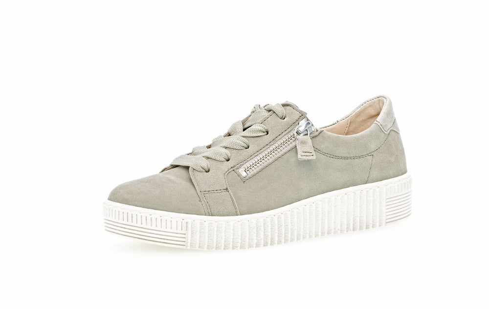 Gabor Wisdom 23.334 Ladies Fashion Trainers leather, suede, two zip, side zip Colours Ltd, Colours, Colours Farnham, Colours Shoes