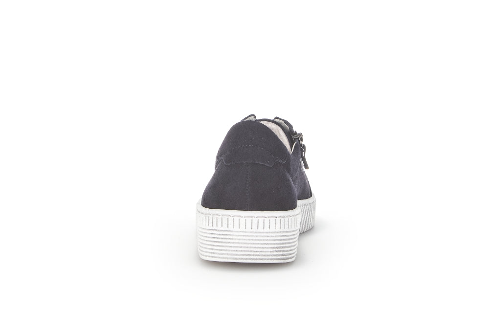 Gabor Wisdom 23.334 Ladies Fashion Trainers leather, suede, two zip, side zip Colours Ltd, Colours, Colours Farnham, Colours Shoes