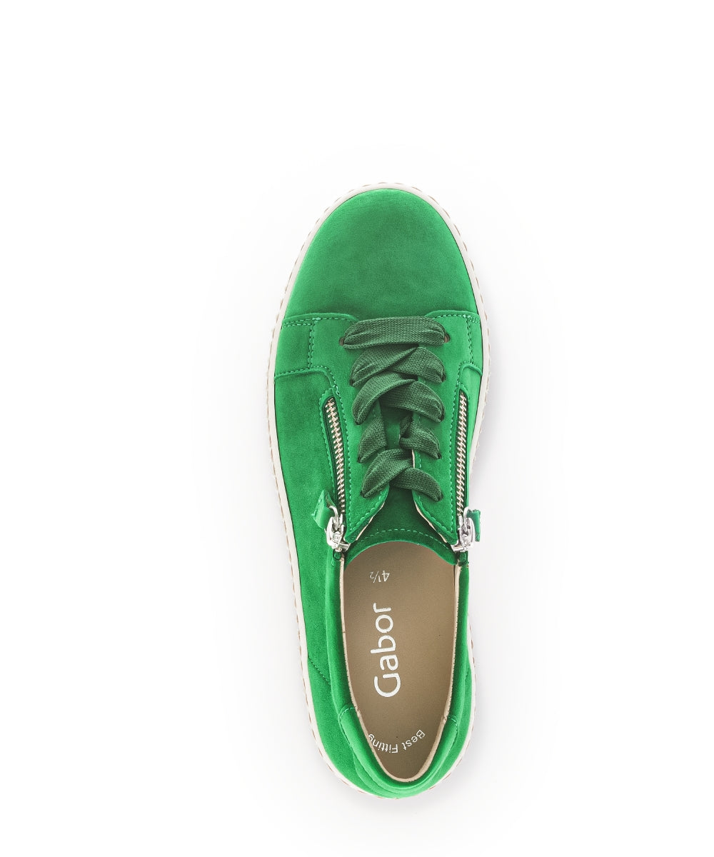 Gabor Wisdom 23.334 Ladies Fashion Trainers leather, suede, two zip, side zip Colours Ltd, Colours, Colours Farnham, Colours Shoes