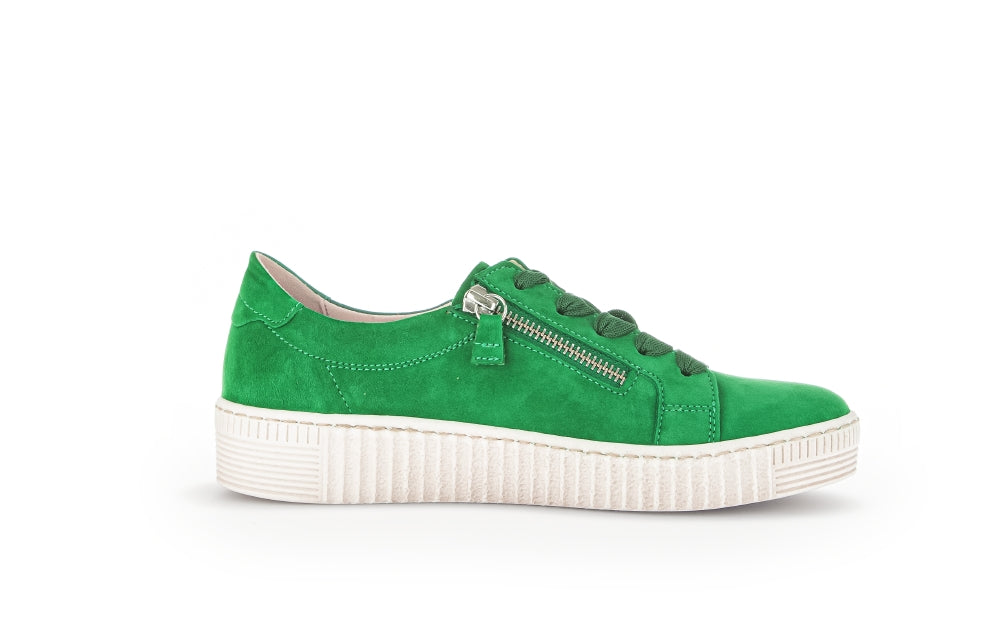 Gabor Wisdom 23.334 Ladies Fashion Trainers leather, suede, two zip, side zip Colours Ltd, Colours, Colours Farnham, Colours Shoes