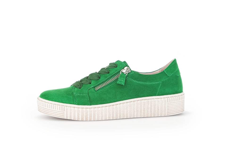 Gabor Wisdom 23.334 Ladies Fashion Trainers leather, suede, two zip, side zip Colours Ltd, Colours, Colours Farnham, Colours Shoes
