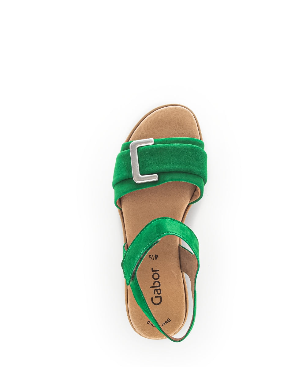Gabor 24.552 Ladies Plateaeu Sandals suede, velcro, platform, wedge Colours Ltd, Colours, Colours Farnham, Colours Shoes