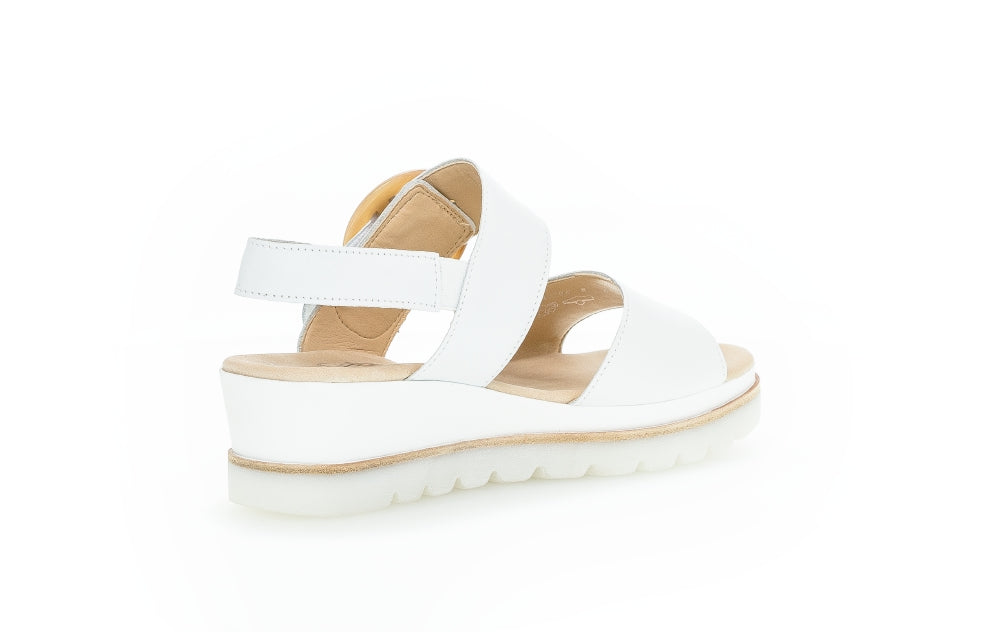 Gabor Yeo 24.645 Ladies Plateau Sandals wedged heel,leather,rip tape Colours Ltd, Colours, Colours Farnham, Colours Shoes