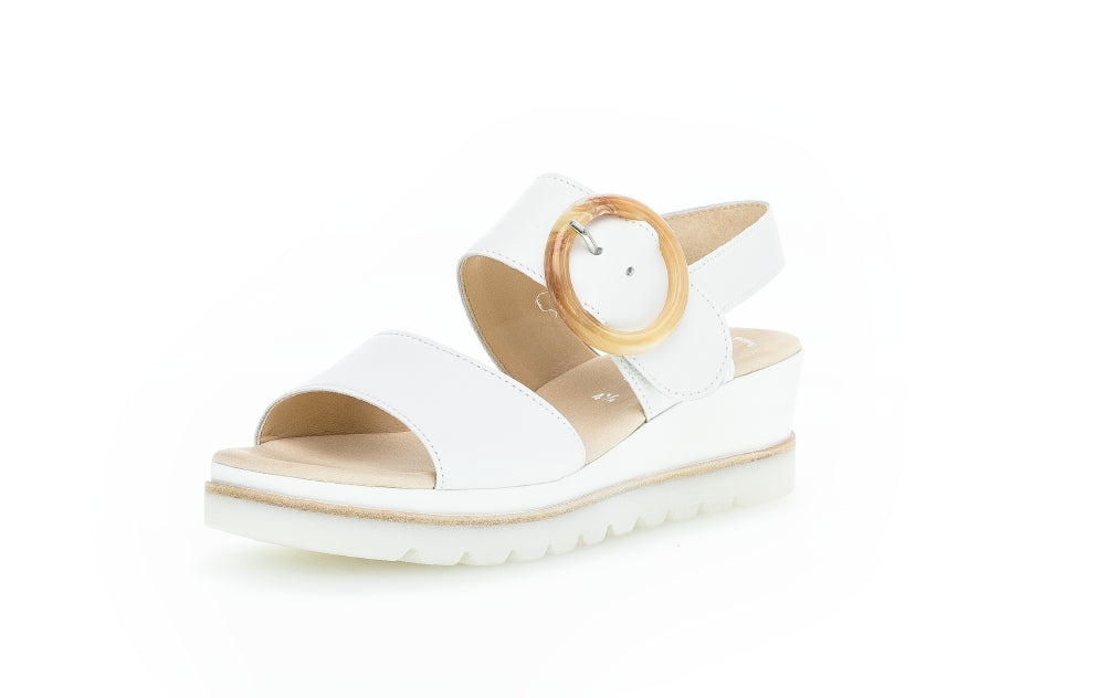 Gabor Yeo 24.645 Ladies Plateau Sandals wedged heel,leather,rip tape Colours Ltd, Colours, Colours Farnham, Colours Shoes