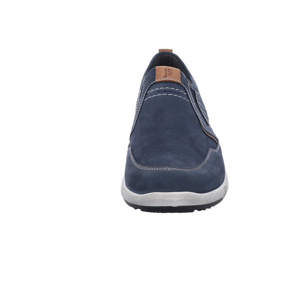 Josef Seibel Enrico 04 Mens Slip-on Shoes leather shoe with a modern white sole Colours Ltd, Colours, Colours Farnham, Colours Shoes