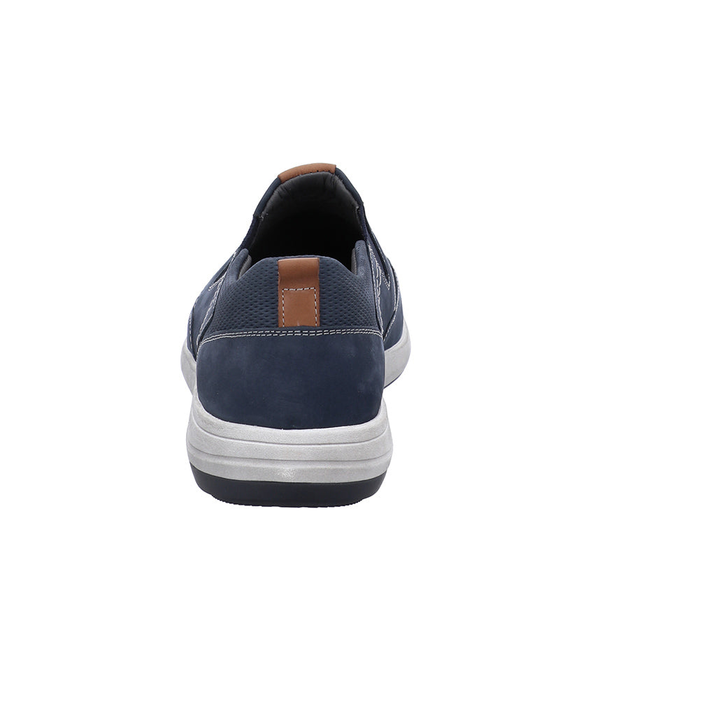Josef Seibel Enrico 04 Mens Slip-on Shoes leather shoe with a modern white sole Colours Ltd, Colours, Colours Farnham, Colours Shoes