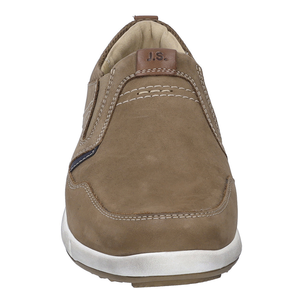 Josef Seibel Enrico 04 Mens Slip-on Shoes leather shoe with a modern white sole Colours Ltd, Colours, Colours Farnham, Colours Shoes