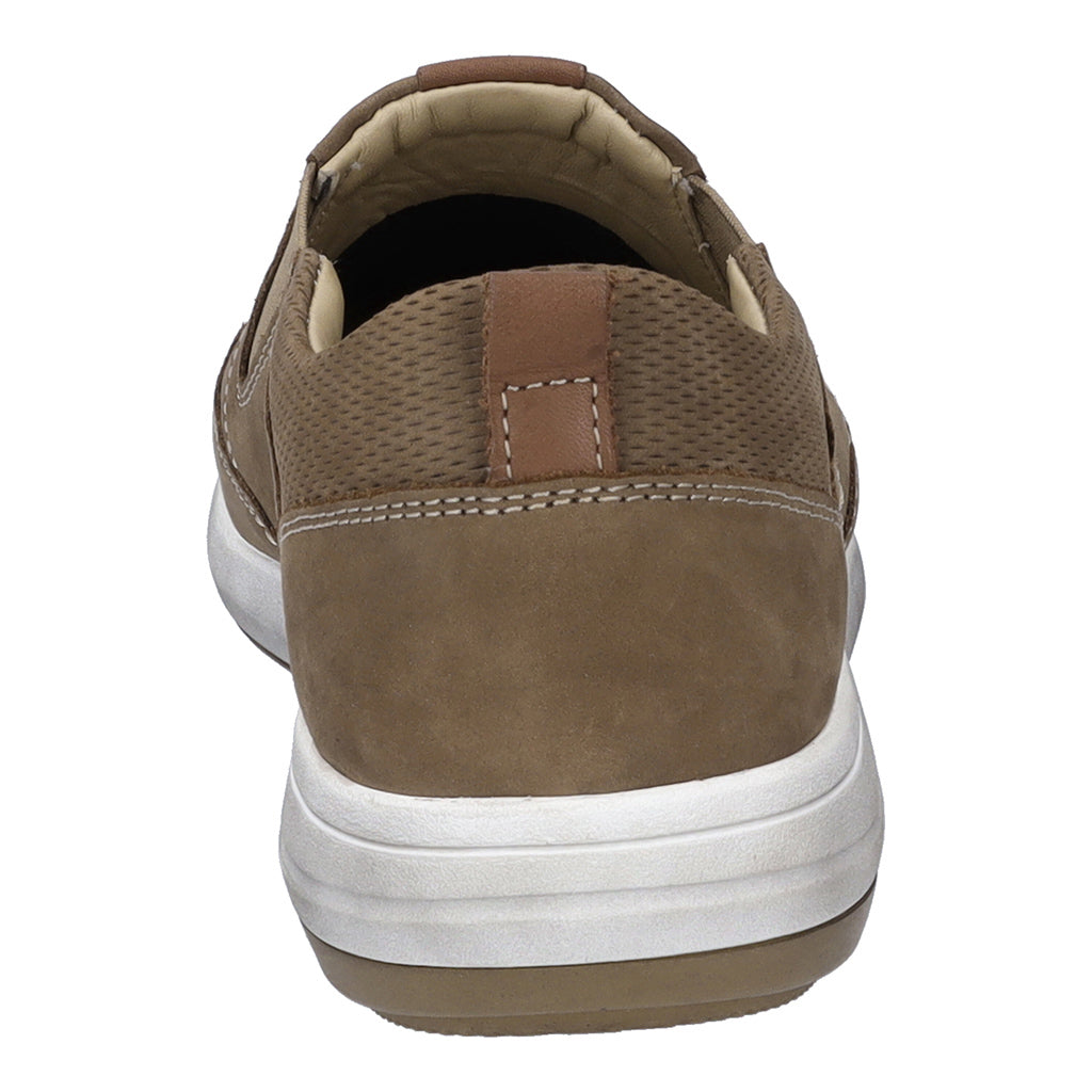 Josef Seibel Enrico 04 Mens Slip-on Shoes leather shoe with a modern white sole Colours Ltd, Colours, Colours Farnham, Colours Shoes