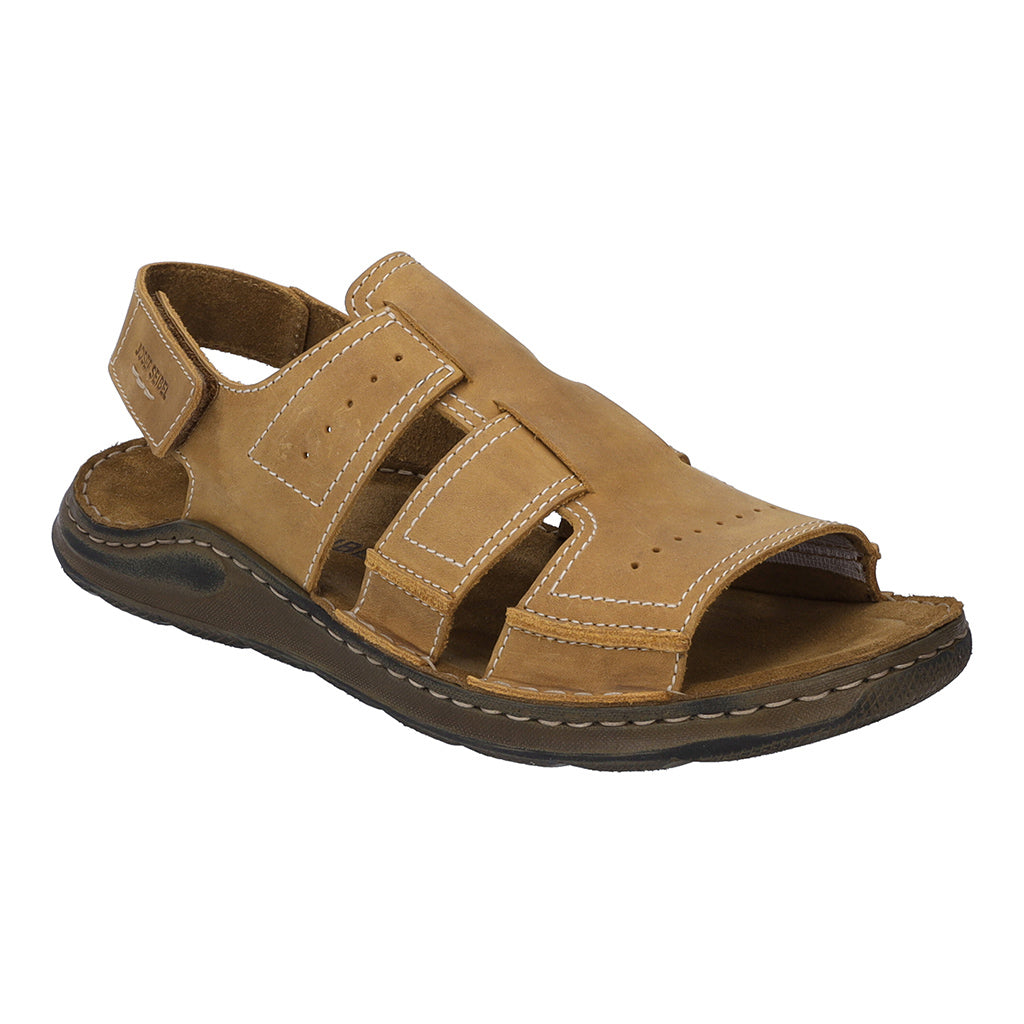 Josef Seibel Maverick 13 Mens Sandals leather open toe sandals with adjustable strap Colours Ltd, Colours, Colours Farnham, Colours Shoes