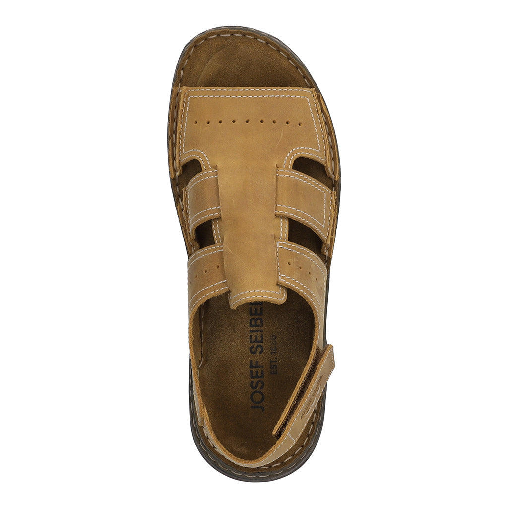 Josef Seibel Maverick 13 Mens Sandals leather open toe sandals with adjustable strap Colours Ltd, Colours, Colours Farnham, Colours Shoes