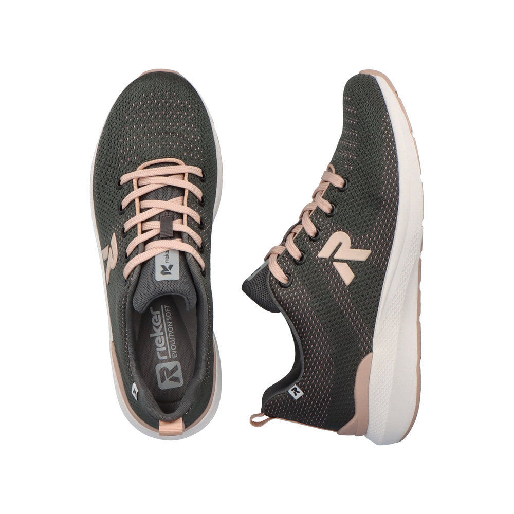 Rieker 40100-45 Ladies Trainers Women's athletic walking shoes, removable insoles Colours Ltd, Colours, Colours Farnham, Colours Shoes