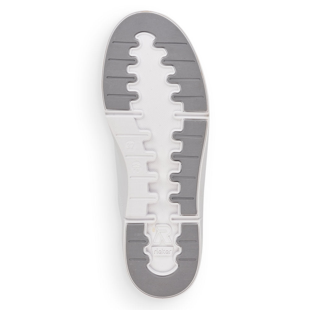 Rieker 41902-80 Ladies Trainers Women's sports trainers in white Colours Ltd, Colours, Colours Farnham, Colours Shoes