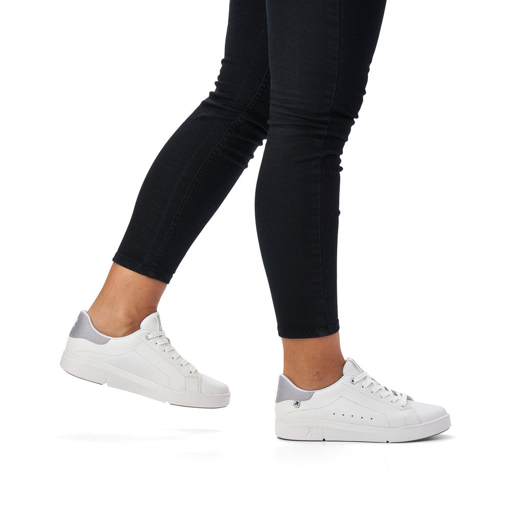 Rieker 41902-80 Ladies Trainers Women's sports trainers in white Colours Ltd, Colours, Colours Farnham, Colours Shoes