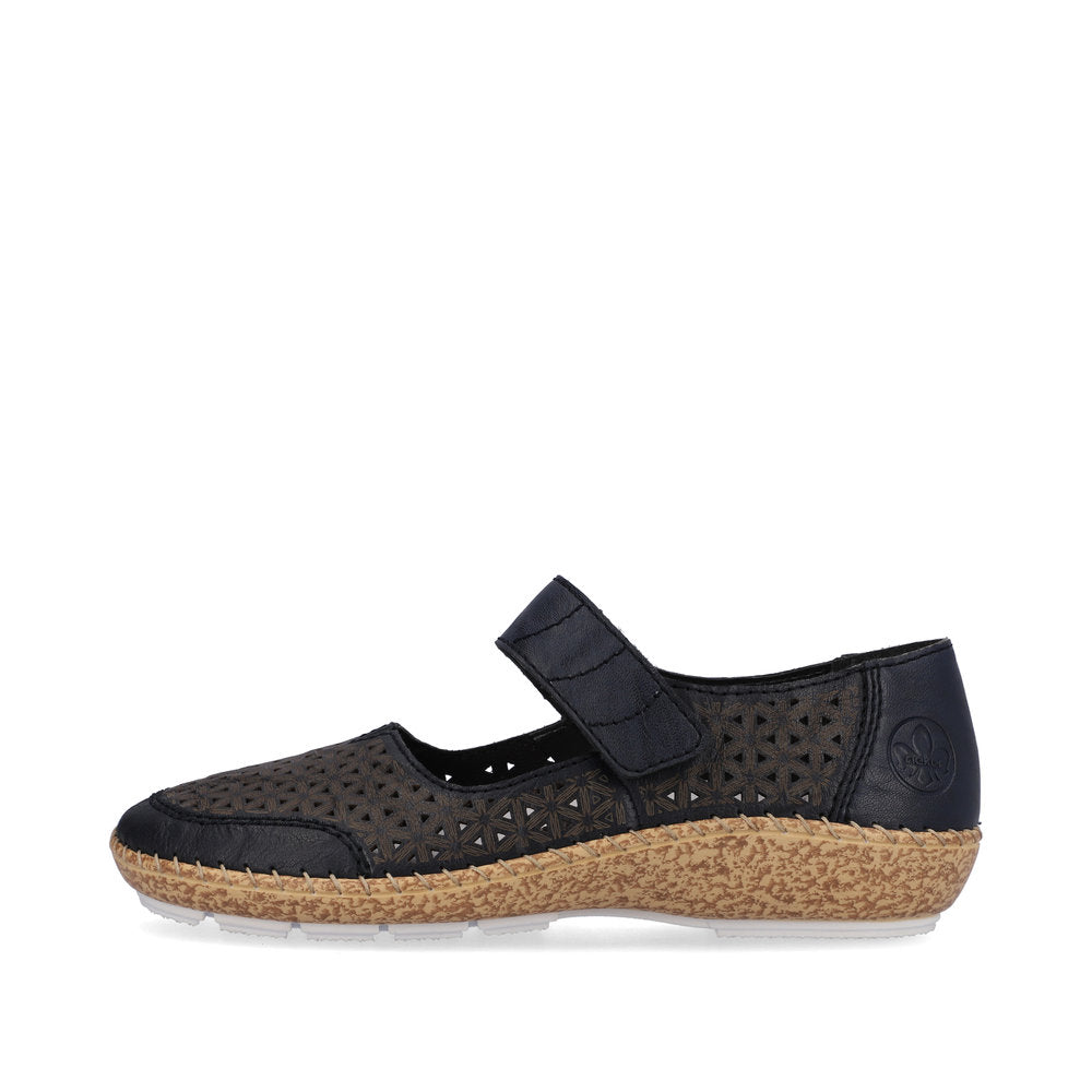Rieker 44864-14 Ladies Shoes Rieker Ladies Shoes - Hook & Loop Colours Ltd, Colours, Colours Farnham, Colours Shoes