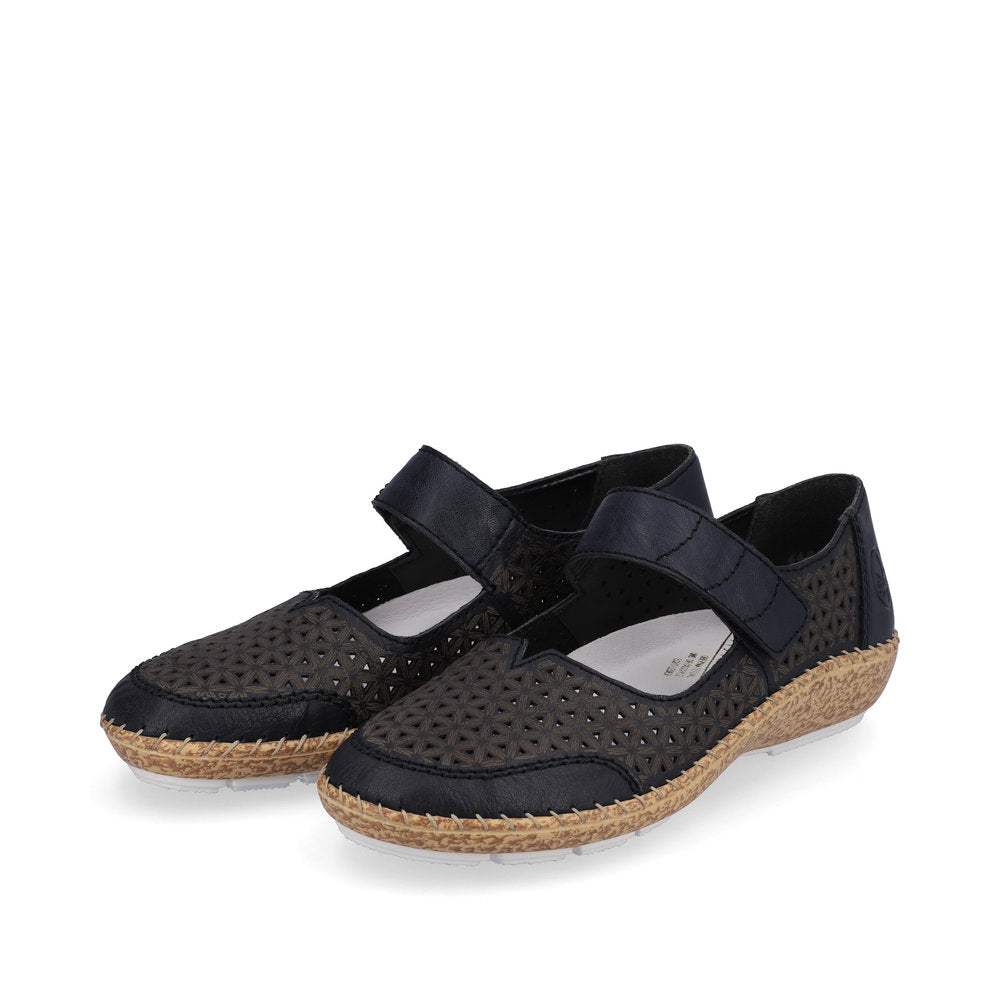 Rieker 44864-14 Ladies Shoes Rieker Ladies Shoes - Hook & Loop Colours Ltd, Colours, Colours Farnham, Colours Shoes