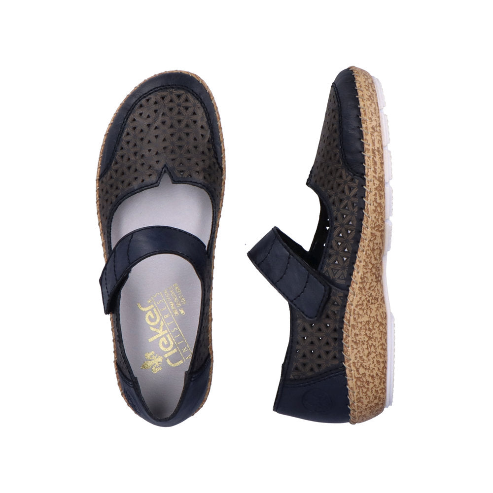 Rieker 44864-14 Ladies Shoes Rieker Ladies Shoes - Hook & Loop Colours Ltd, Colours, Colours Farnham, Colours Shoes