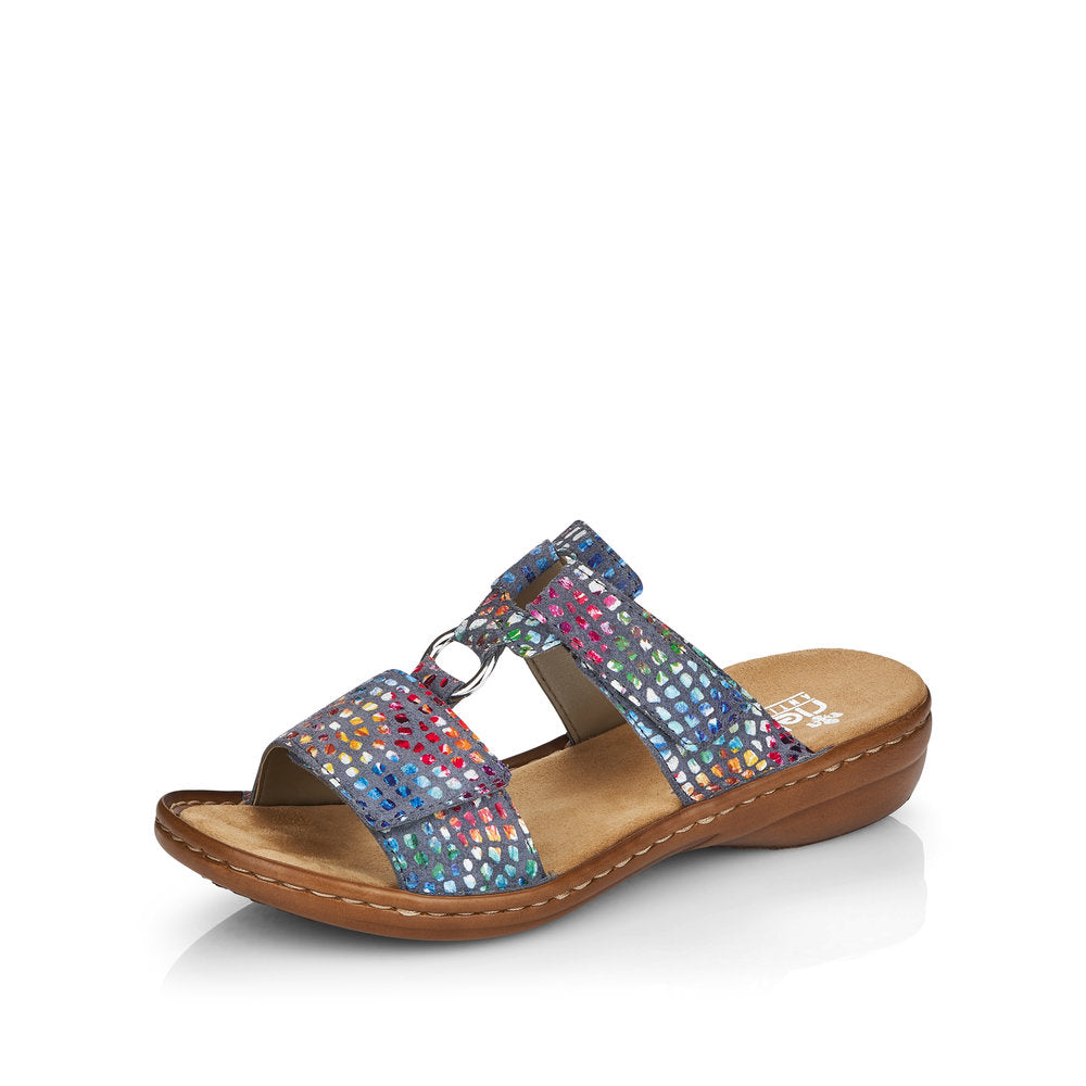 Rieker 608P9-10 Ladies Slip-on Sandals Women Sandals - Slip-On Colours Ltd, Colours, Colours Farnham, Colours Shoes