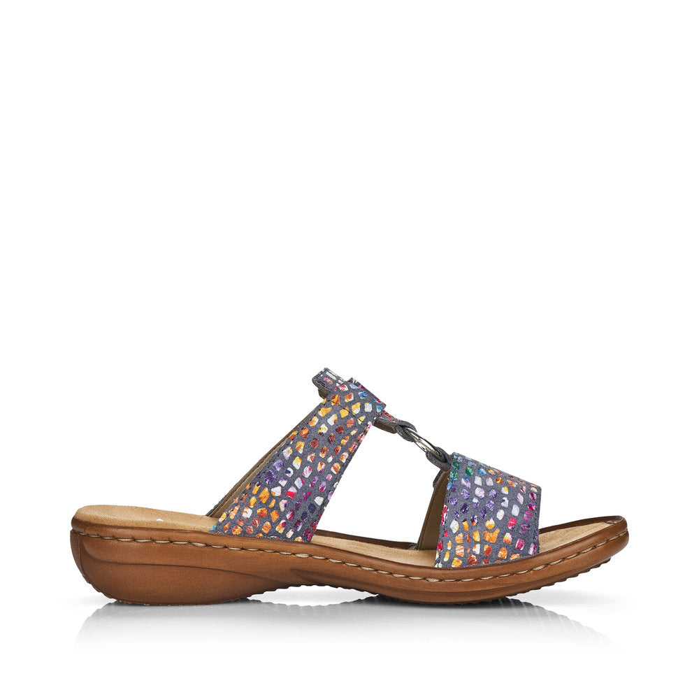 Rieker 608P9-10 Ladies Slip-on Sandals Women Sandals - Slip-On Colours Ltd, Colours, Colours Farnham, Colours Shoes
