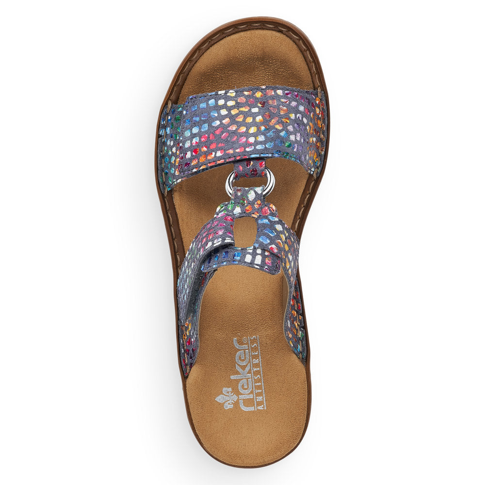 Rieker 608P9-10 Ladies Slip-on Sandals Women Sandals - Slip-On Colours Ltd, Colours, Colours Farnham, Colours Shoes
