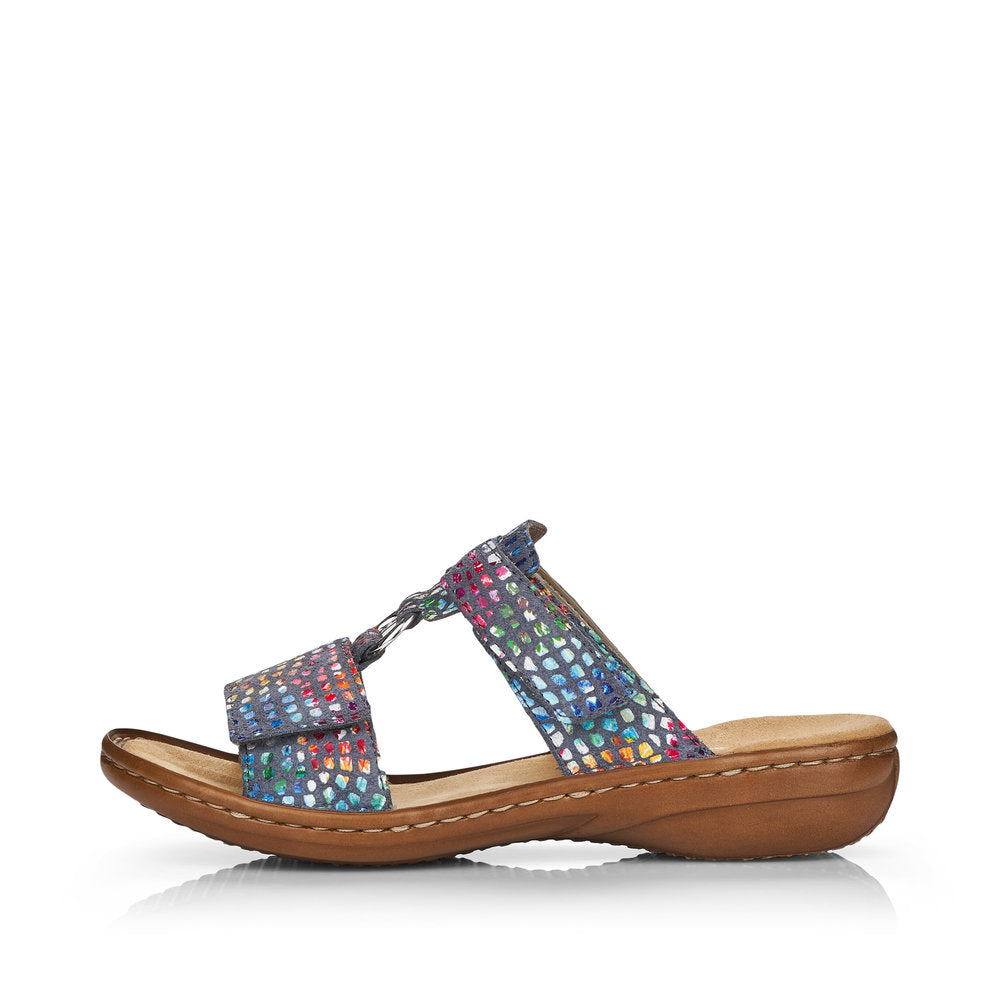 Rieker 608P9-10 Ladies Slip-on Sandals Women Sandals - Slip-On Colours Ltd, Colours, Colours Farnham, Colours Shoes