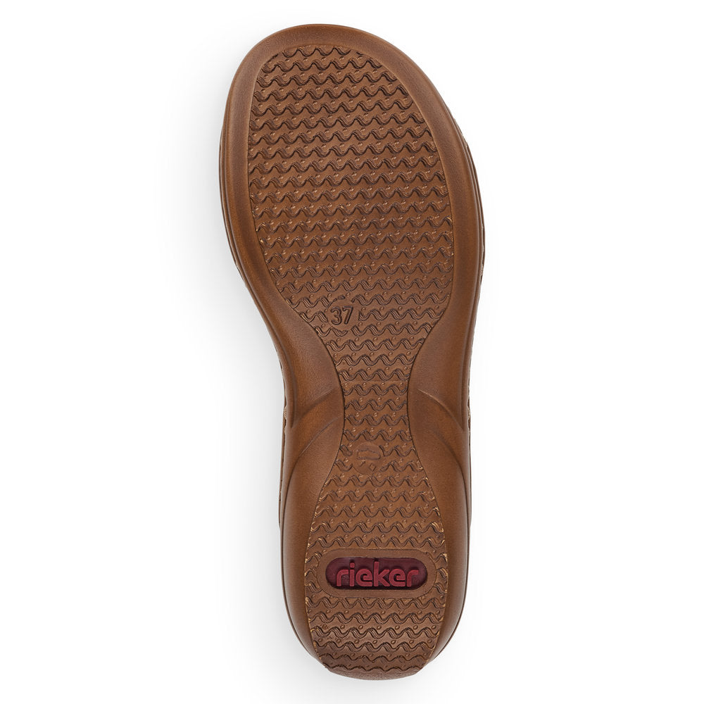 Rieker 608P9-10 Ladies Slip-on Sandals Women Sandals - Slip-On Colours Ltd, Colours, Colours Farnham, Colours Shoes