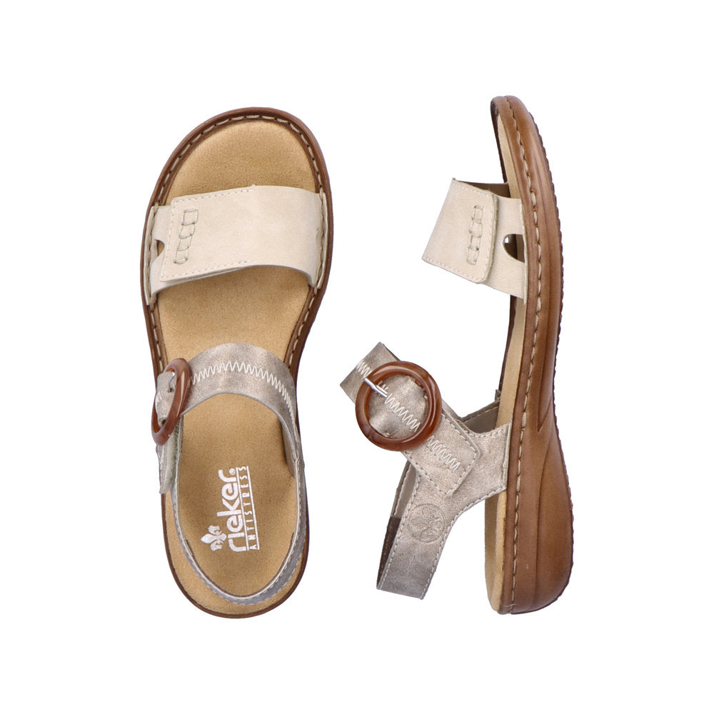 Rieker 608Z3 Ladies Sandals Rieker Ladies Sandals - Hook & Loop Colours Ltd, Colours, Colours Farnham, Colours Shoes