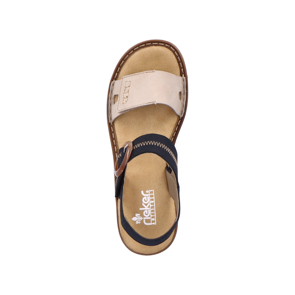 Rieker 608Z3 Ladies Sandals Rieker Ladies Sandals - Hook & Loop Colours Ltd, Colours, Colours Farnham, Colours Shoes
