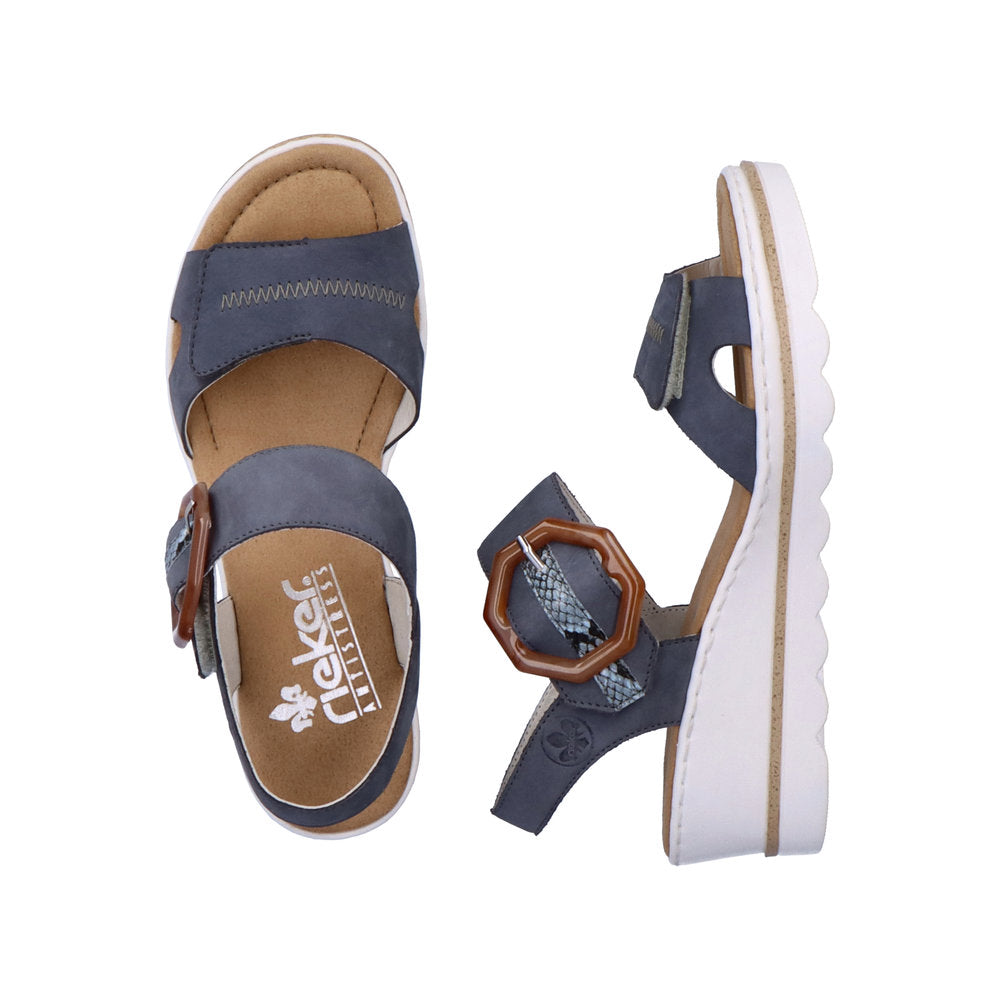 Rieker 67476 Ladies Sandals Rieker Ladies Sandals - Hook & Loop Colours Ltd, Colours, Colours Farnham, Colours Shoes