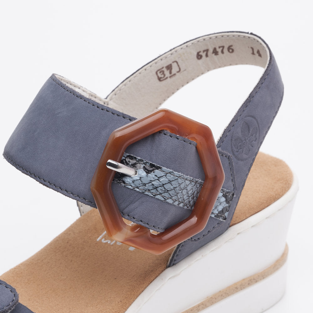 Rieker 67476 Ladies Sandals Rieker Ladies Sandals - Hook & Loop Colours Ltd, Colours, Colours Farnham, Colours Shoes