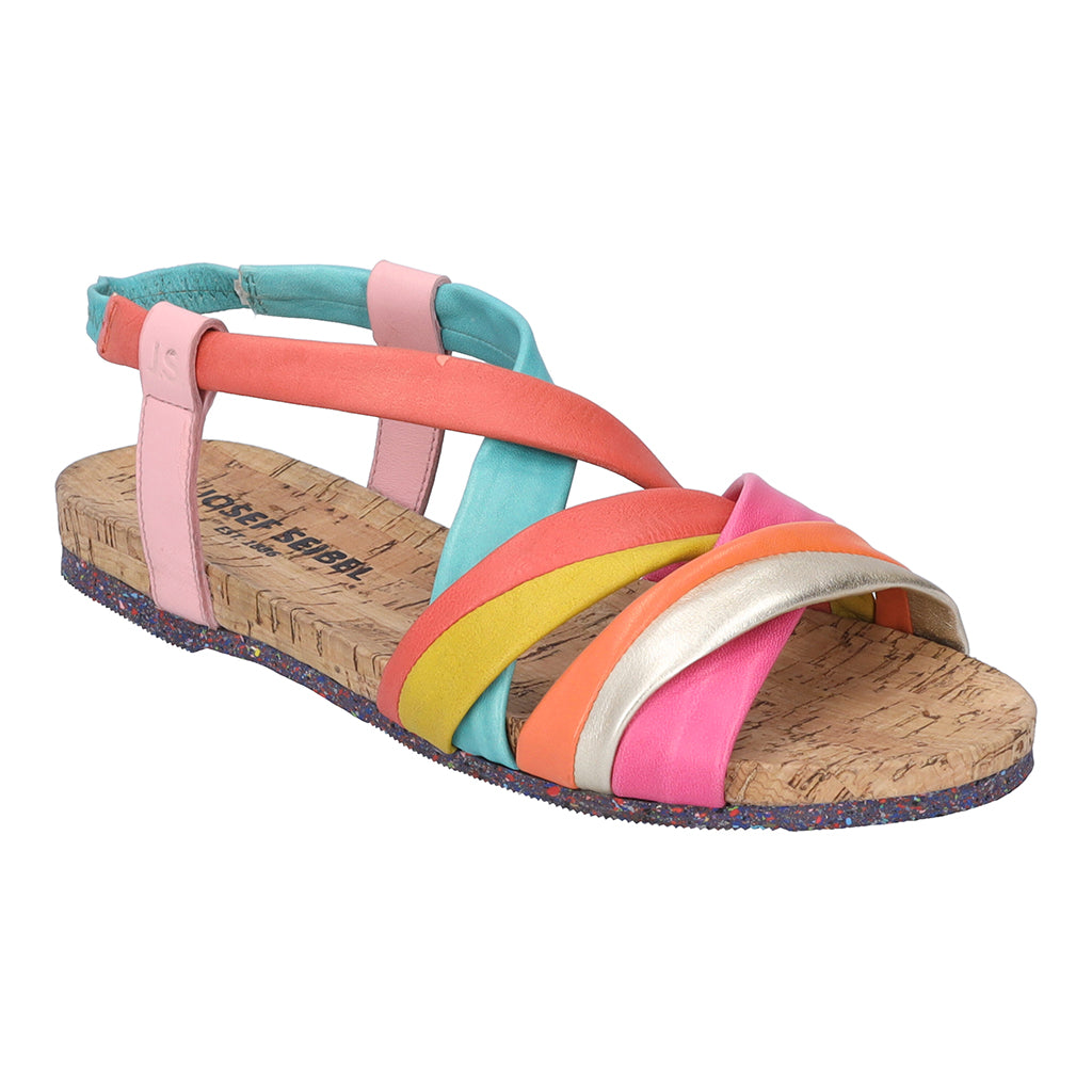 Josef Seibel Henriette 03 Ladies Sandals slingback, leather, multicolour Colours Ltd, Colours, Colours Farnham, Colours Shoes