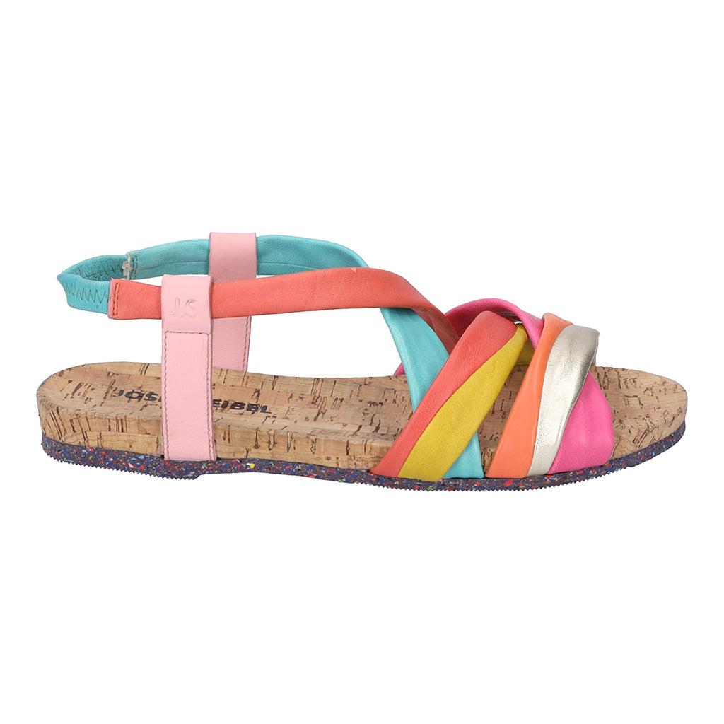 Josef Seibel Henriette 03 Ladies Sandals slingback, leather, multicolour Colours Ltd, Colours, Colours Farnham, Colours Shoes
