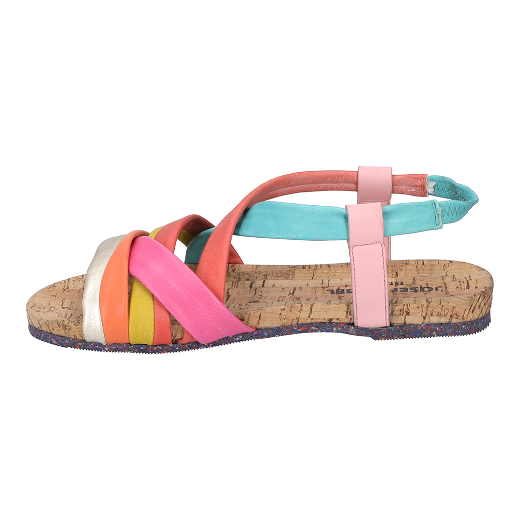 Josef Seibel Henriette 03 Ladies Sandals slingback, leather, multicolour Colours Ltd, Colours, Colours Farnham, Colours Shoes