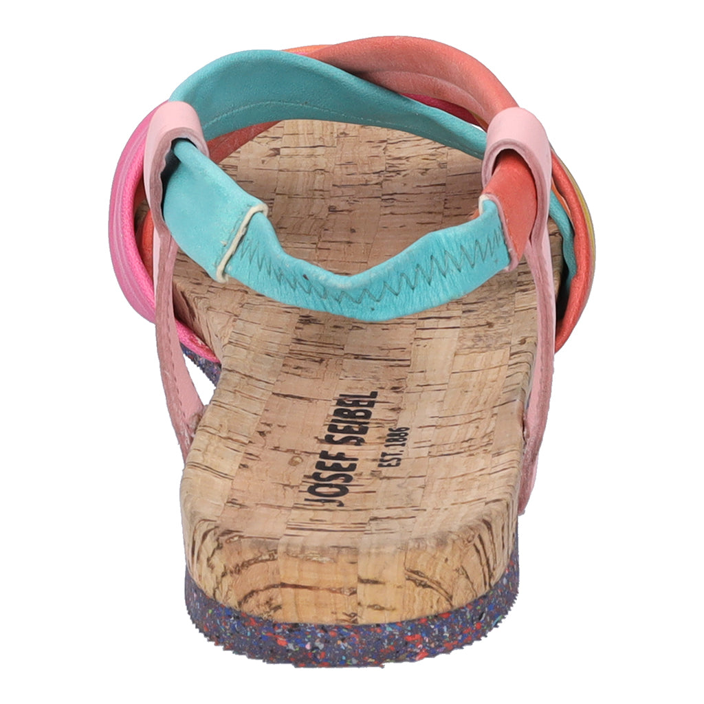 Josef Seibel Henriette 03 Ladies Sandals slingback, leather, multicolour Colours Ltd, Colours, Colours Farnham, Colours Shoes