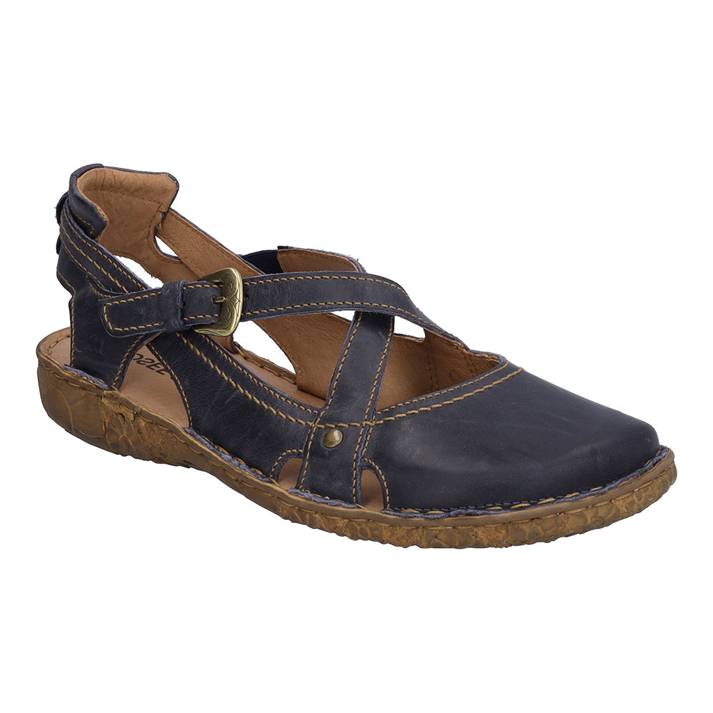 Josef Seibel Rosalie 13 Ladies Closed-Toe Sadals cross strap design.soft leathers Colours Ltd, Colours, Colours Farnham, Colours Shoes