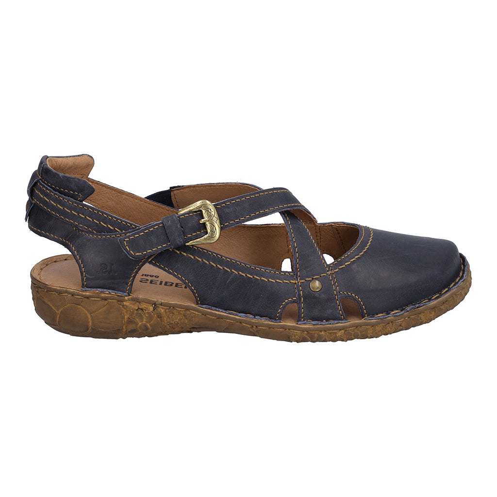 Josef Seibel Rosalie 13 Ladies Closed-Toe Sadals cross strap design.soft leathers Colours Ltd, Colours, Colours Farnham, Colours Shoes