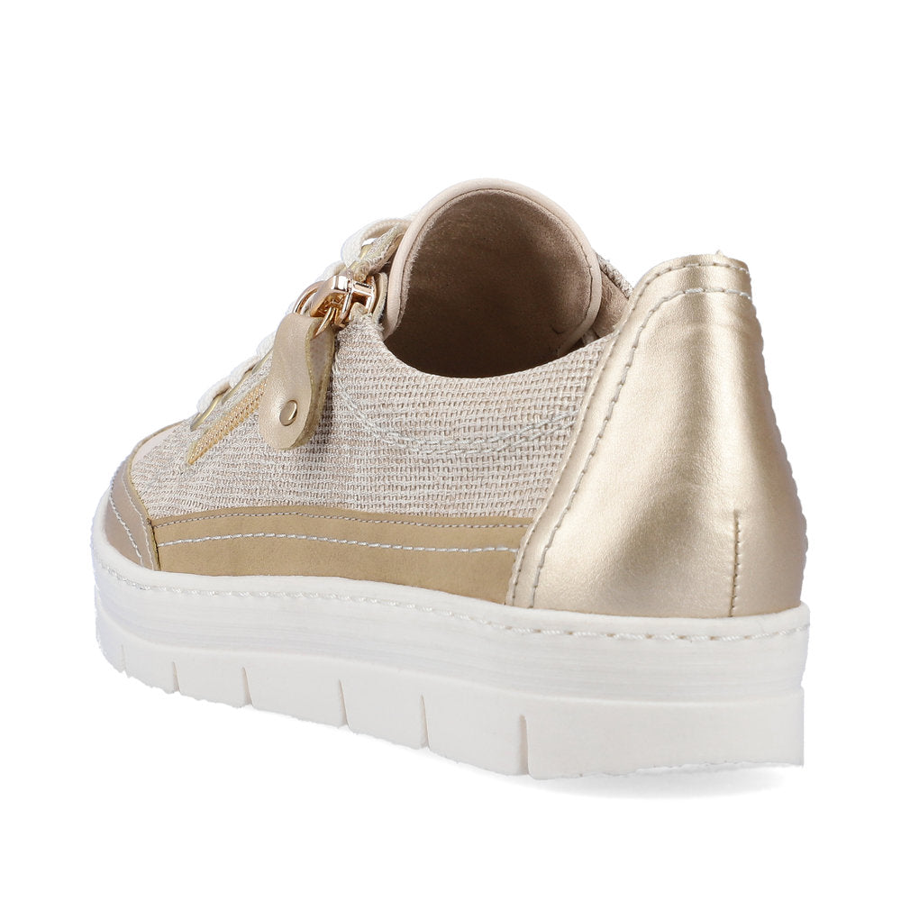 Remonte D5826 Ladies Trainers women's metallic trainers with side zip Colours Ltd, Colours, Colours Farnham, Colours Shoes