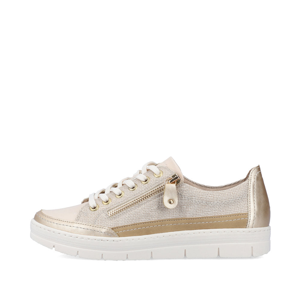 Remonte D5826 Ladies Trainers women's metallic trainers with side zip Colours Ltd, Colours, Colours Farnham, Colours Shoes