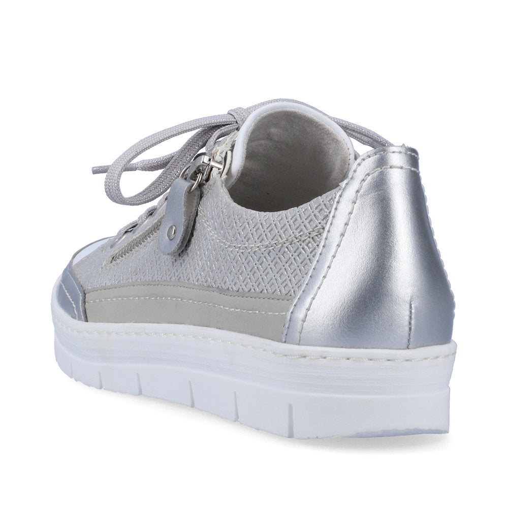 Remonte D5826 Ladies Trainers women's metallic trainers with side zip Colours Ltd, Colours, Colours Farnham, Colours Shoes