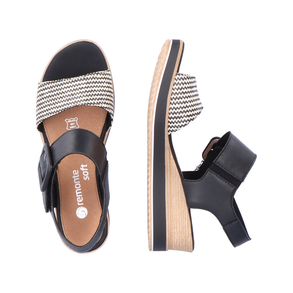 Remonte D6453 Ladies Sandals Women Sandals - Hook & Loop Colours Ltd, Colours, Colours Farnham, Colours Shoes