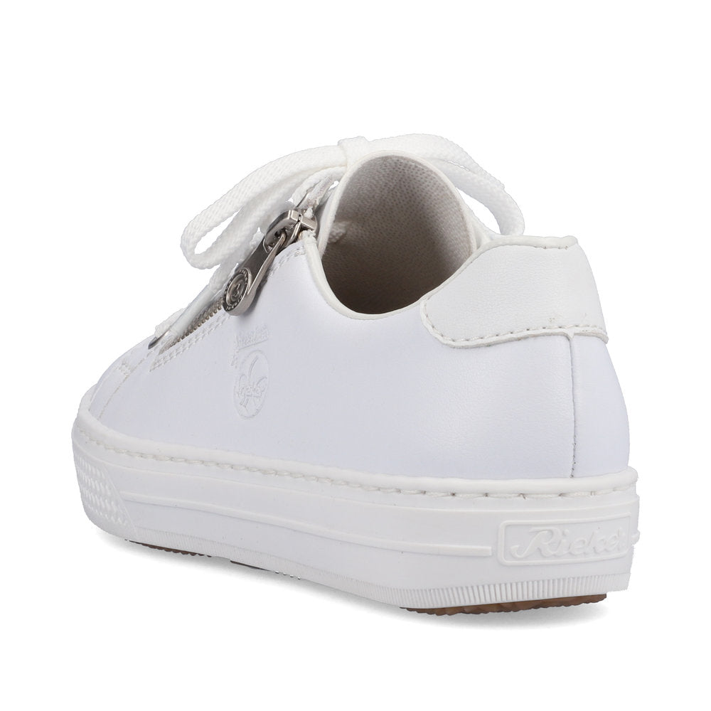 Rieker L59L1-83 Ladies Trainers Upper: Leather Lining: Synthetic Insole: Textile Sole: Thermoplastic elastomer Fastening: Lace & Zip Fit: Standard Colours Ltd, Colours, Colours Farnham, Colours Shoes