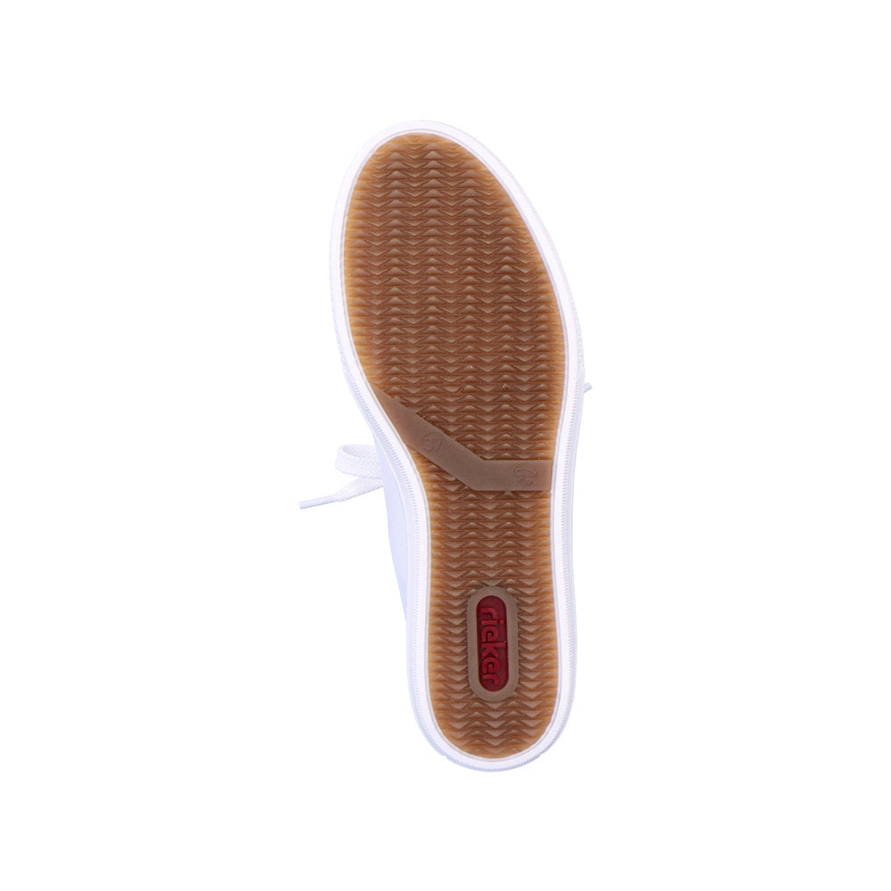 Rieker L59L1-83 Ladies Trainers Upper: Leather Lining: Synthetic Insole: Textile Sole: Thermoplastic elastomer Fastening: Lace & Zip Fit: Standard Colours Ltd, Colours, Colours Farnham, Colours Shoes