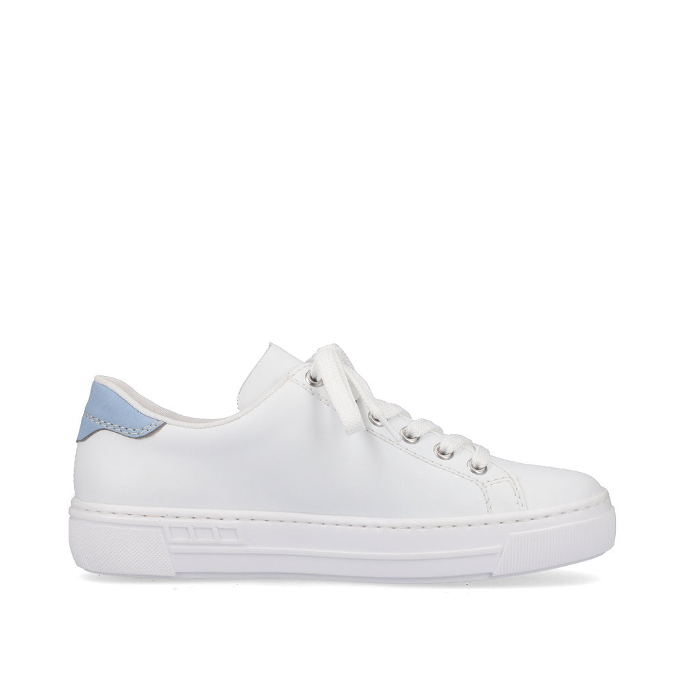 Rieker L8802-80 Ladies Trainers Manmade Upper Textile Lining Lace-Up Soft Insole Shock-Absorbent Footbed Gripped Sole For Traction Colours Ltd, Colours, Colours Farnham, Colours Shoes