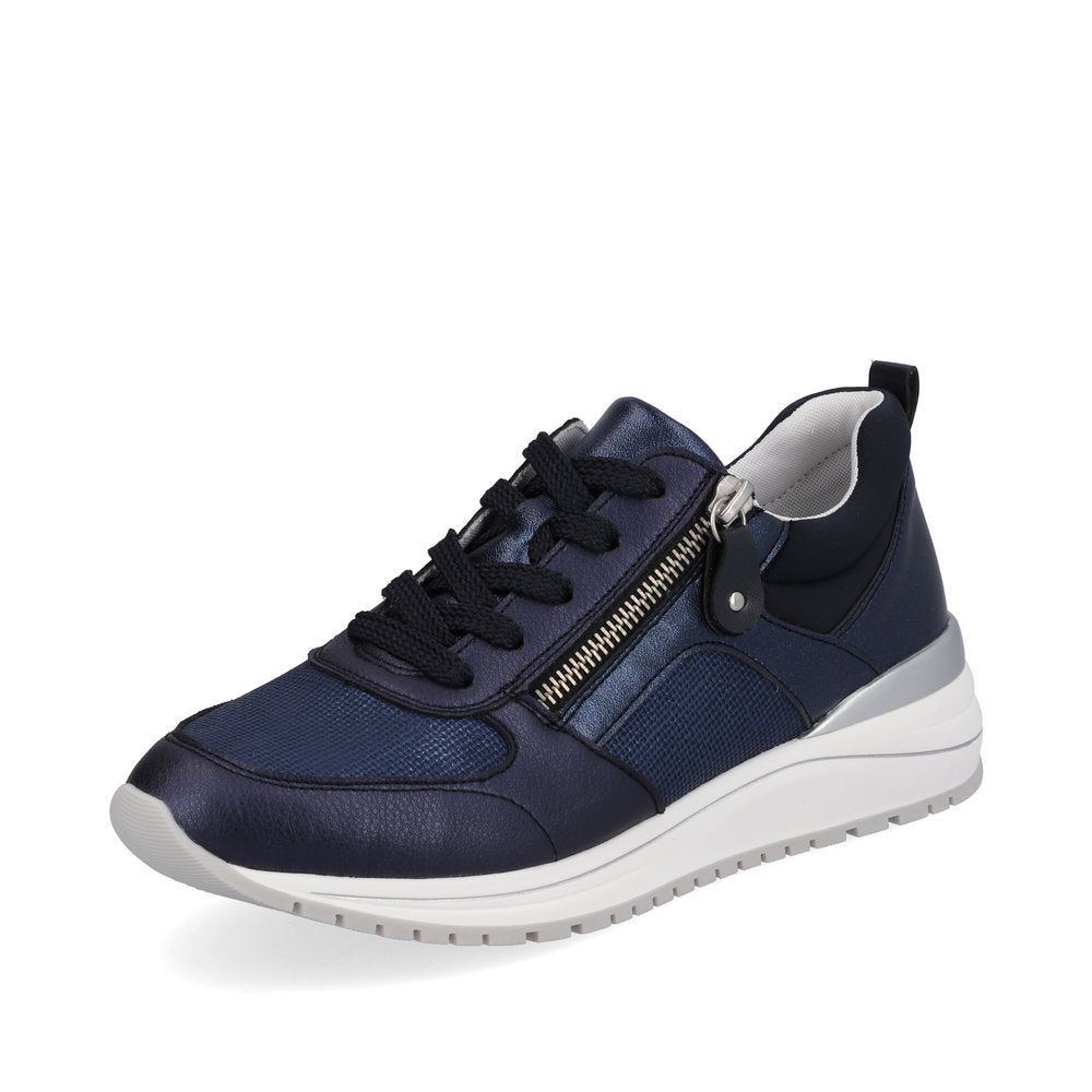 Remonte R3702 Ladies Trainers Metallic Decorations, zipper Colours Ltd, Colours, Colours Farnham, Colours Shoes