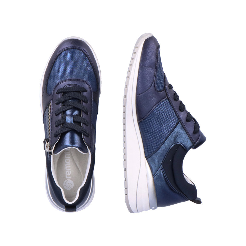 Remonte R3702 Ladies Trainers Metallic Decorations, zipper Colours Ltd, Colours, Colours Farnham, Colours Shoes