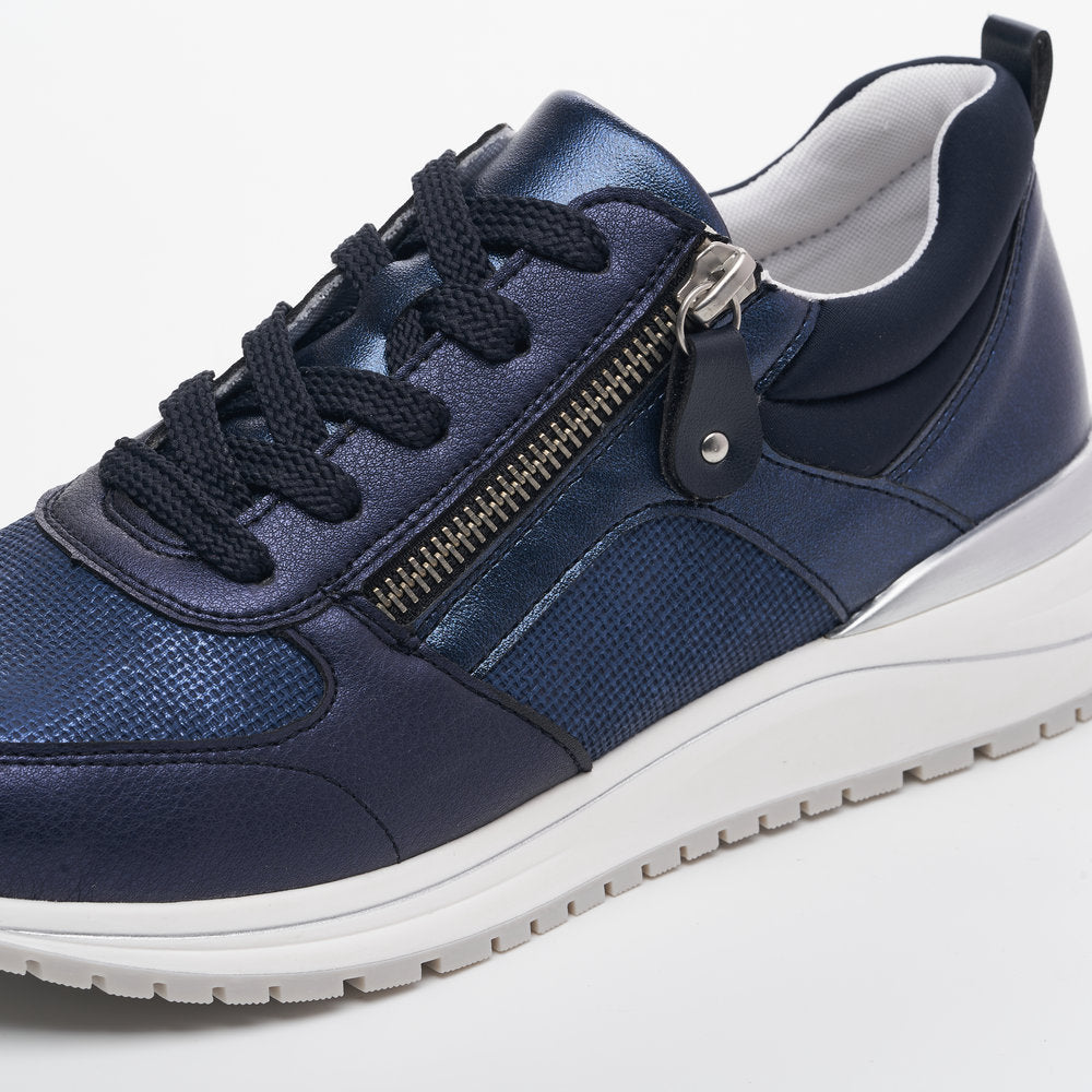 Remonte R3702 Ladies Trainers Metallic Decorations, zipper Colours Ltd, Colours, Colours Farnham, Colours Shoes