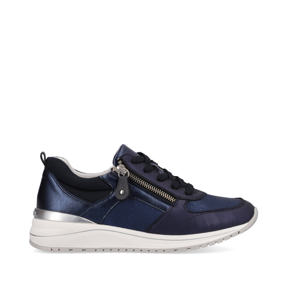 Remonte R3702 Ladies Trainers Metallic Decorations, zipper Colours Ltd, Colours, Colours Farnham, Colours Shoes